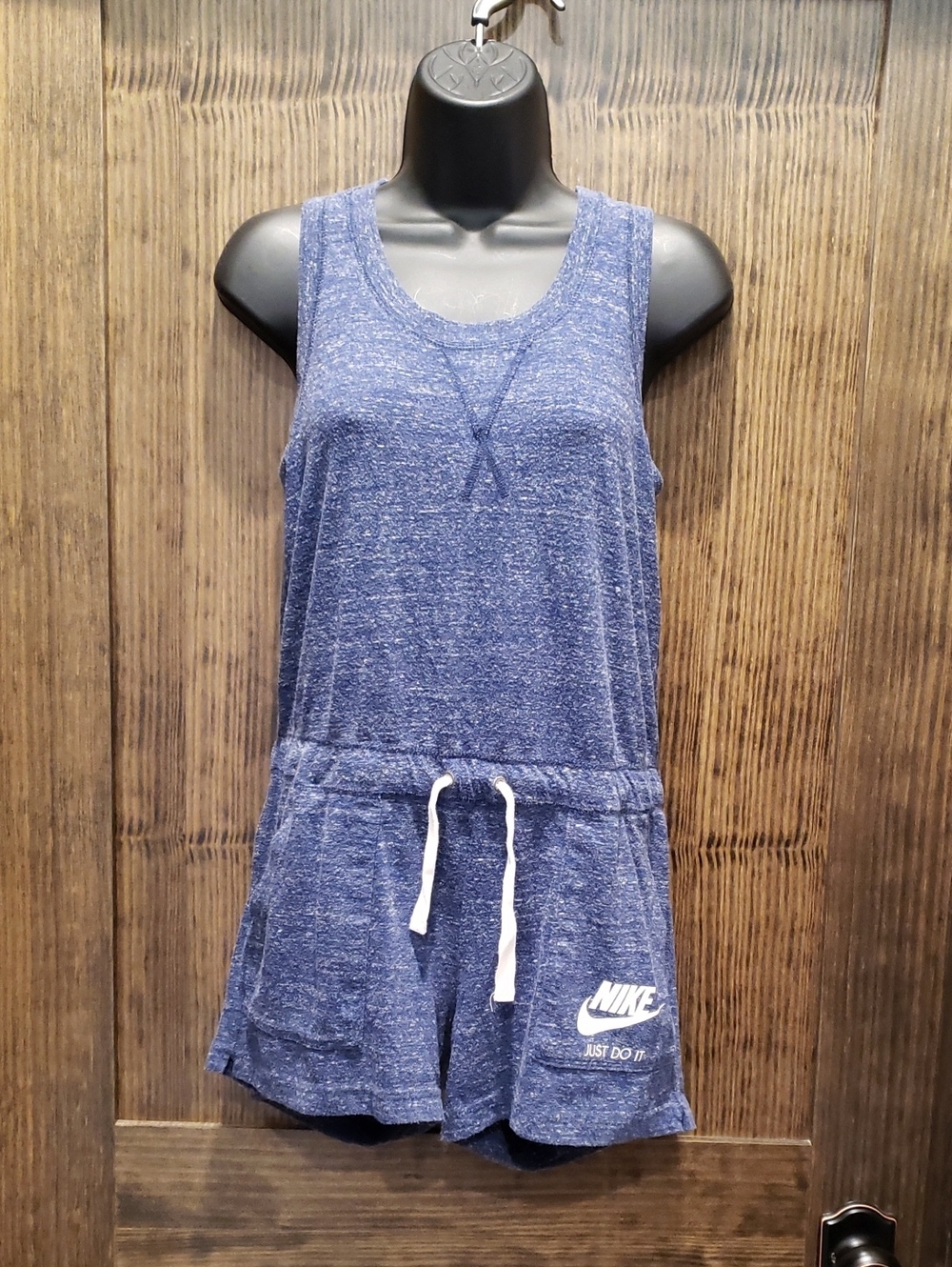 Nike Heathered Blue Sleeveless Romper